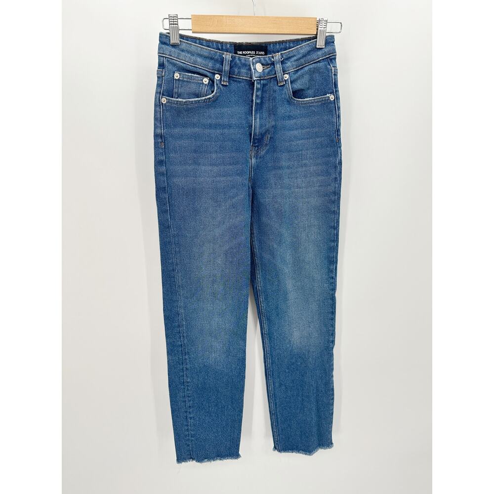 The Kooples Jeans Womens Straight Leg Cropped‎ Jeans Size 24 High Waisted Casual
